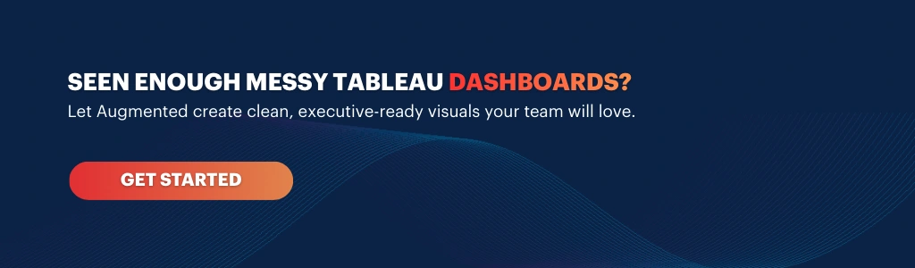 Get started with Augmented Techlabs to build clean Tableau dashboards and executive-ready data visualizations