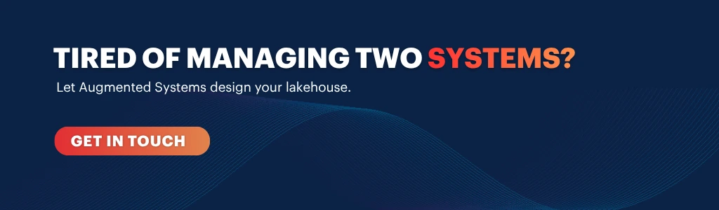 Data lakehouse design services to replace separate data lake and data warehouse systems