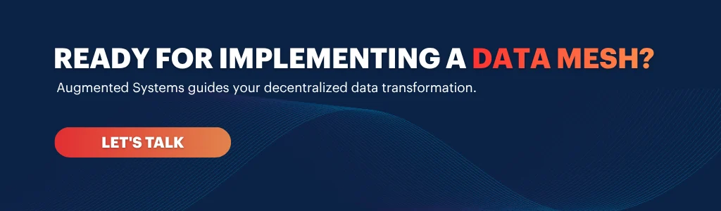 Data mesh consulting services CTA for enterprise data transformation