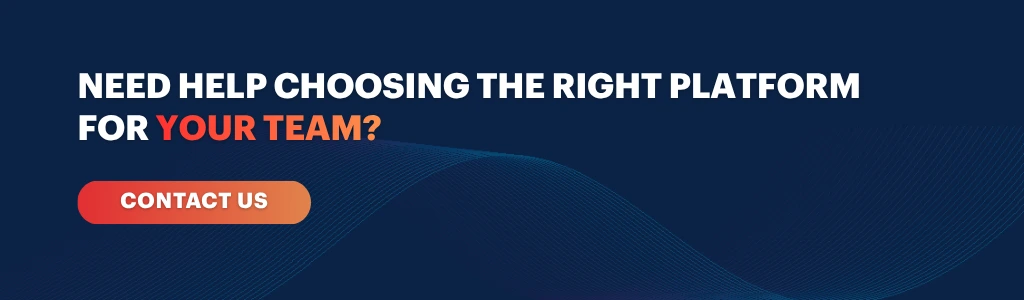 Contact our team for expert recommendations on choosing the best data analytics software for your business.