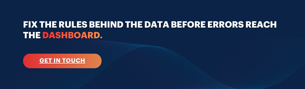 Data quality consulting to fix data errors, improve governance, and ensure accurate business reporting.